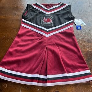 NWT little king size 3T SC gamecock cheerleader dress